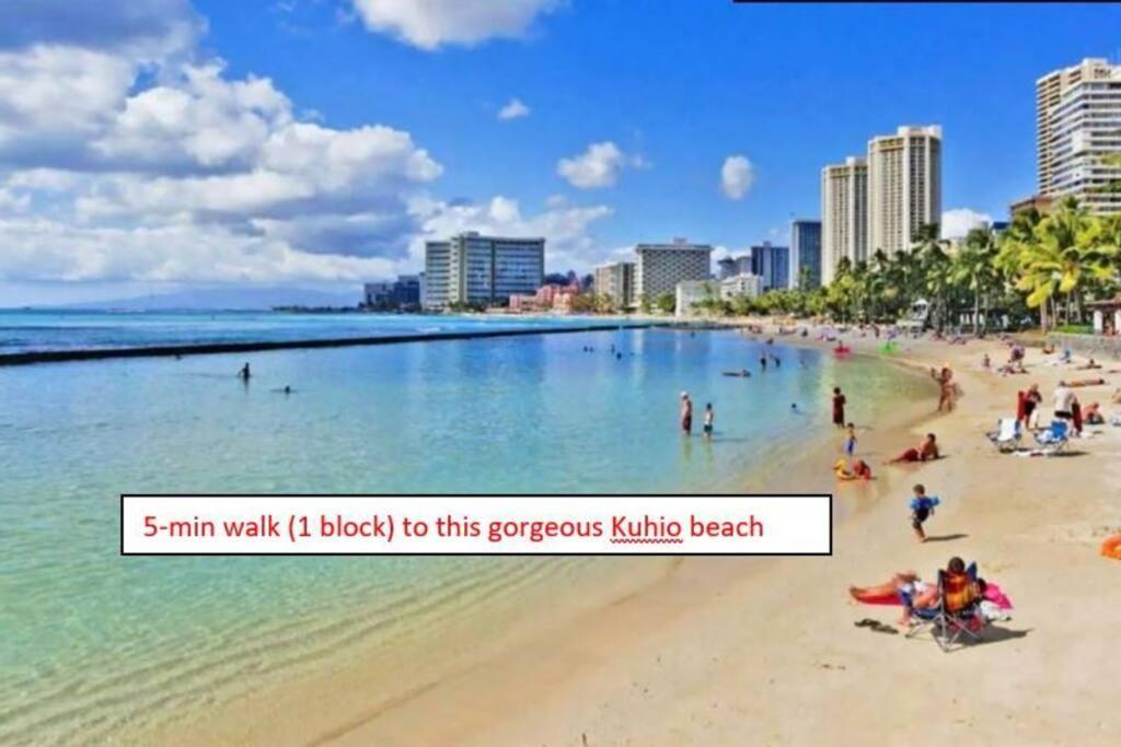 Huge Patio Washerdryer 1 Bedroom Banyan Free Parking 5 Min To Beach Honolulu Exteriör bild
