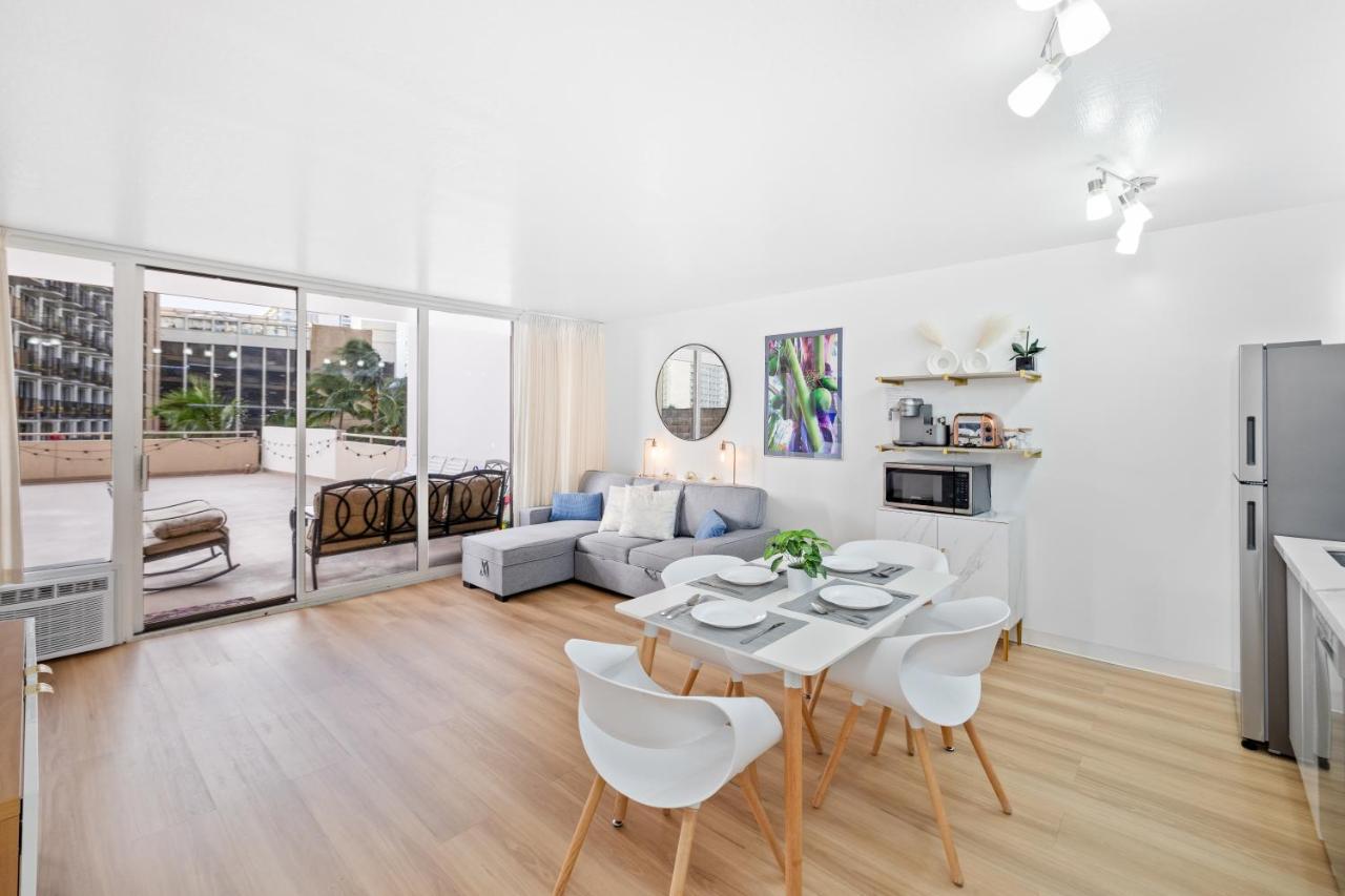 Huge Patio Washerdryer 1 Bedroom Banyan Free Parking 5 Min To Beach Honolulu Exteriör bild